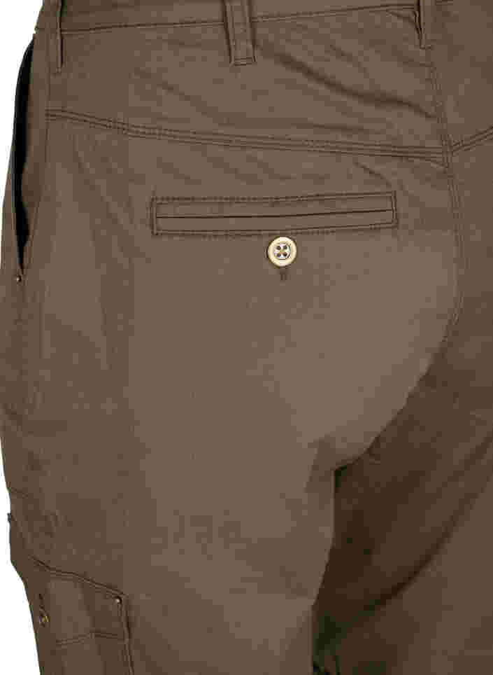 Short en coton avec des poches, Tarmac, Packshot image number 3