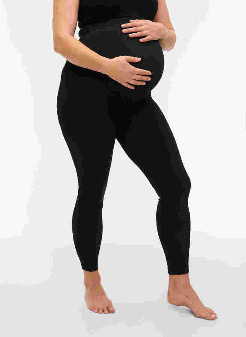 Legging de grossesse sans couture, Black, Model image number 1