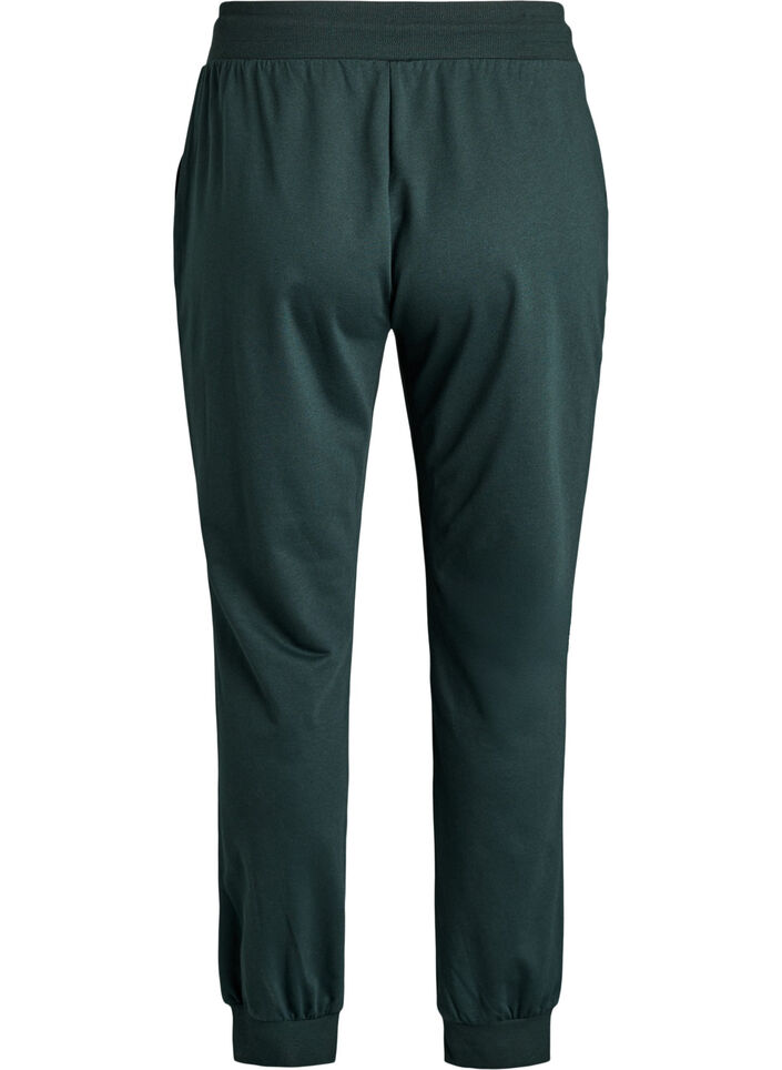 Pantalon de surv&ecirc;tement ample avec poches, Vert fonc&eacute;, Packshot image number 1