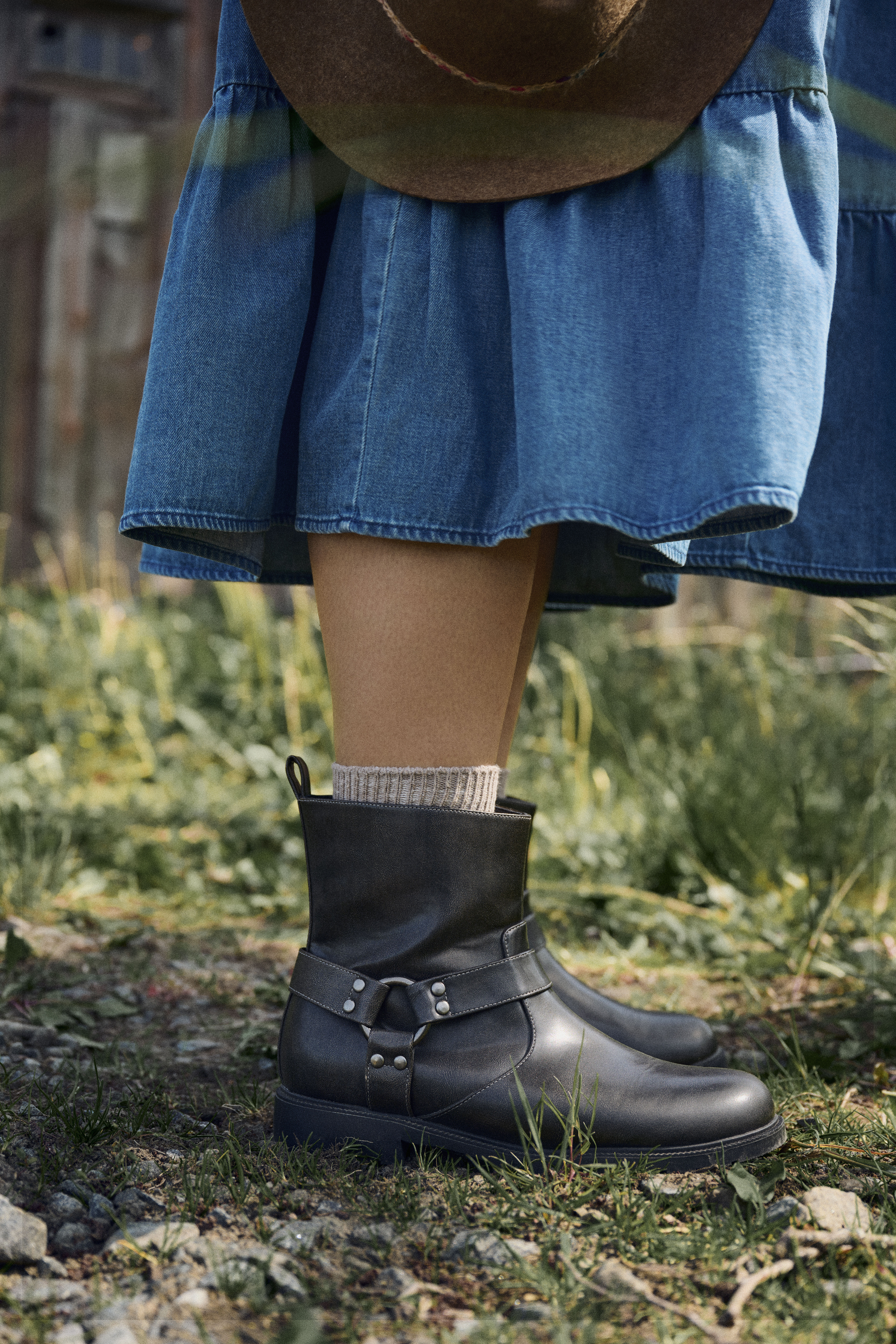 Zizzi Robe midi en denim, , Model