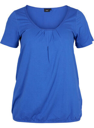 T-shirt en coton à manches courtes, Dazzling Blue, Packshot image number 0