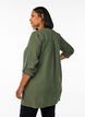 Katoenen mousseline tuniek met broderie anglaise, Groen, Model image number 2