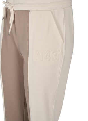 Pantalon de survêtement avec des bloques de couleurs, Timber Wolf/Birch, Packshot image number 2
