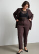 Broek met zakken en rechte pijpen, Bruin, Model image number 0