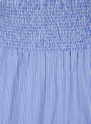 Jupe longue rayée avec smocks, Baja Blue Stripe, Packshot image number 2