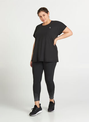 T-shirt basique, Black, Model image number 3