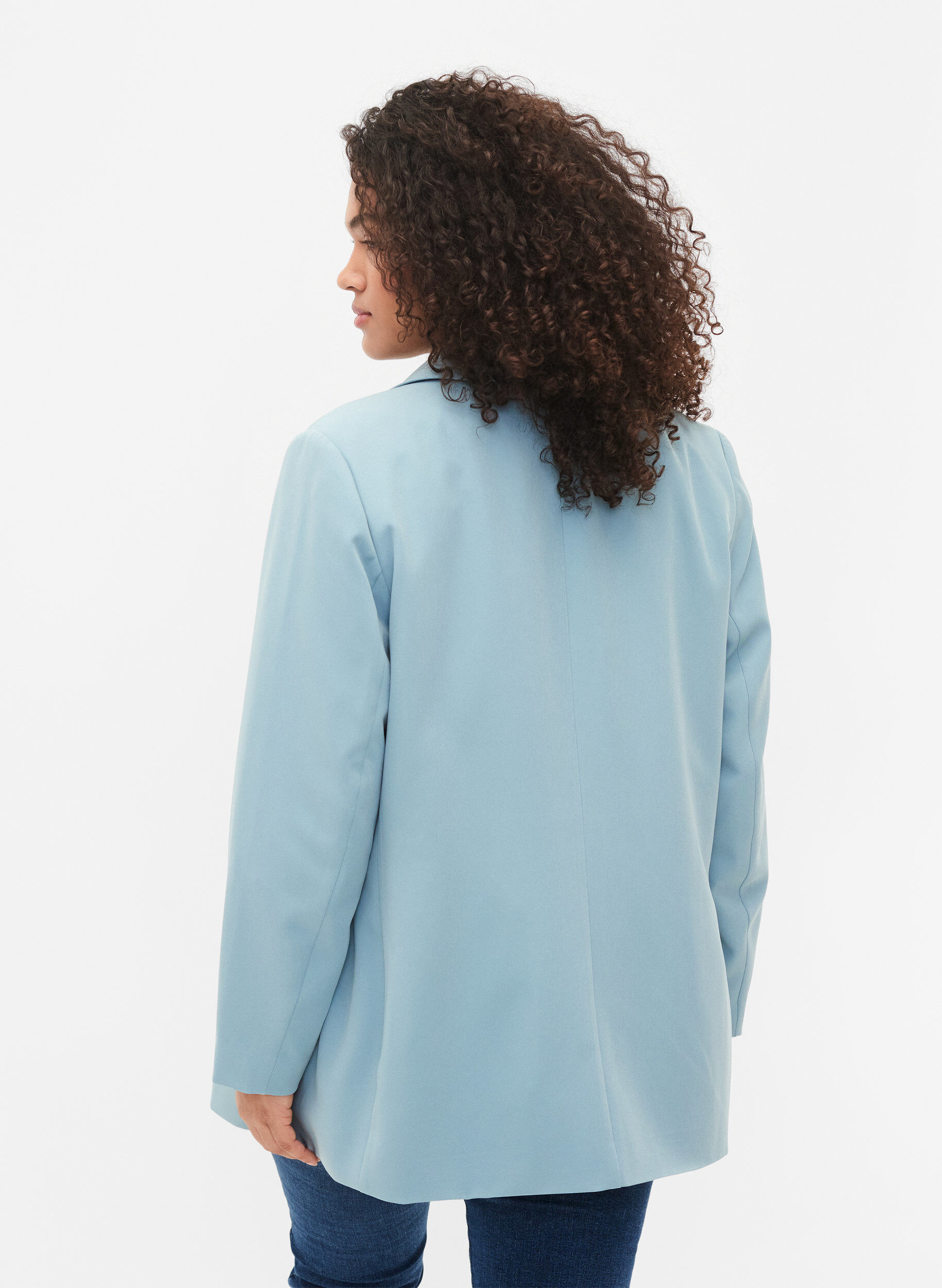 ZizziKlassieke blazer met knoopsluiting, Citadel, Model image number 1