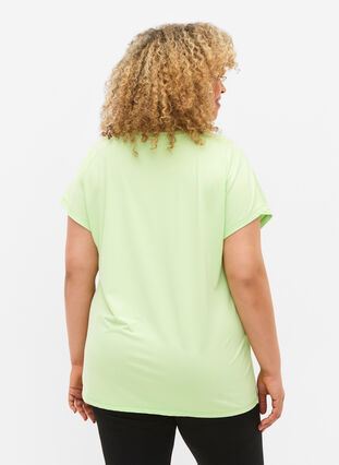 Trainings T-shirt met korte mouwen, Paradise Green, Model image number 1