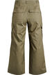Pantalon cargo large taille haute, Vert, Packshot image number 1