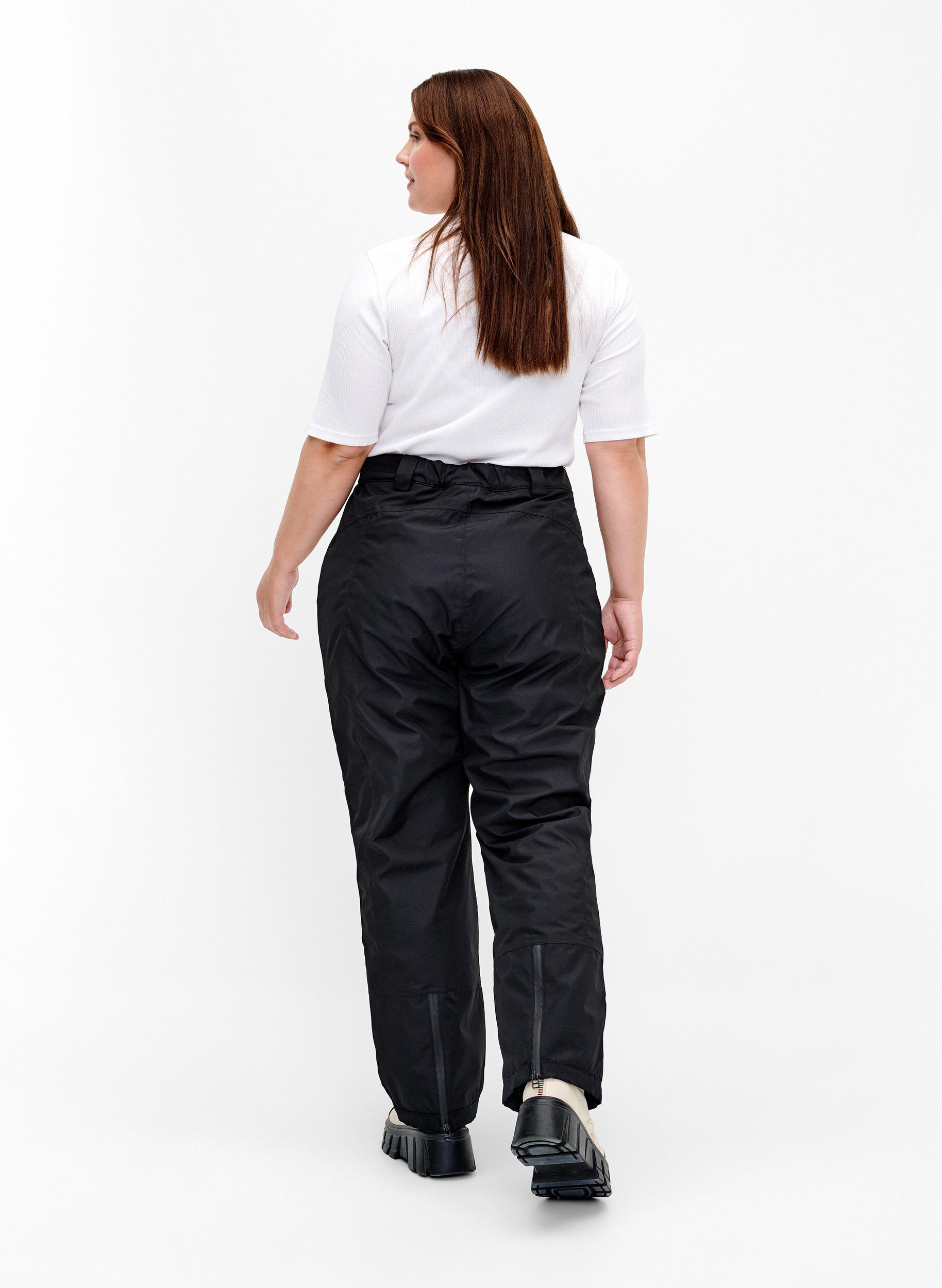ZizziSkibroek met verstelbare taille, Black, Model image number 1