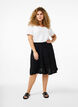 2-pack rok van viscose, Zwart, Model image number 0