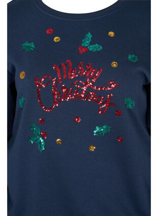Kerst sweatshirt, Night Sky Merry, Packshot image number 2