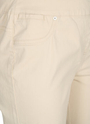 Shorts met strakke pasvorm en achterzakken, Fog, Packshot image number 2