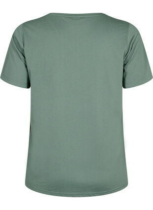 FLASH – T-shirt imprimé, Balsam Green, Packshot image number 1