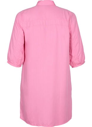 Lang overhemd met 3/4-mouwen van lyocell (TENCEL™), Rosebloom, Packshot image number 1