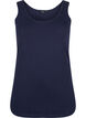 Effen gekleurd basic top in katoen, Blauw, Packshot image number 0