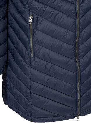 Lange lichte gewatteerde jas , Night Sky, Packshot image number 3