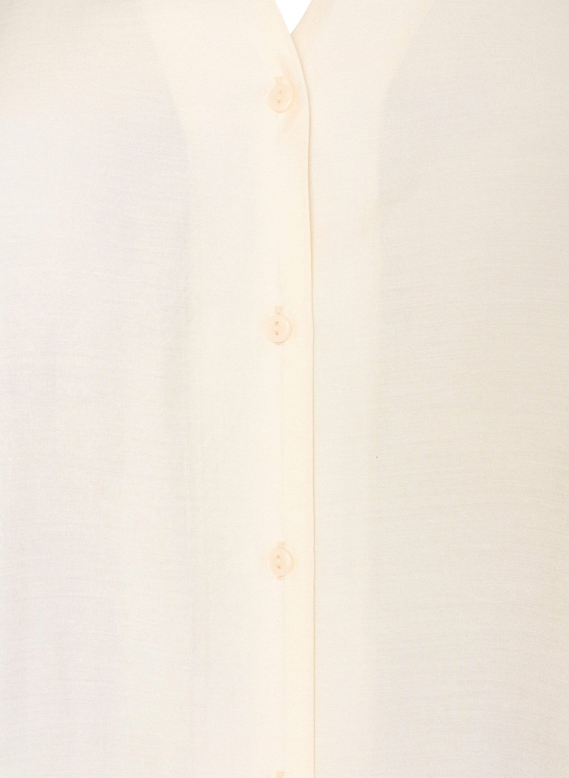 ZizziBlouse met ellebooglange mouwen en bloemenaccenten, Beige, Packshot image number 2