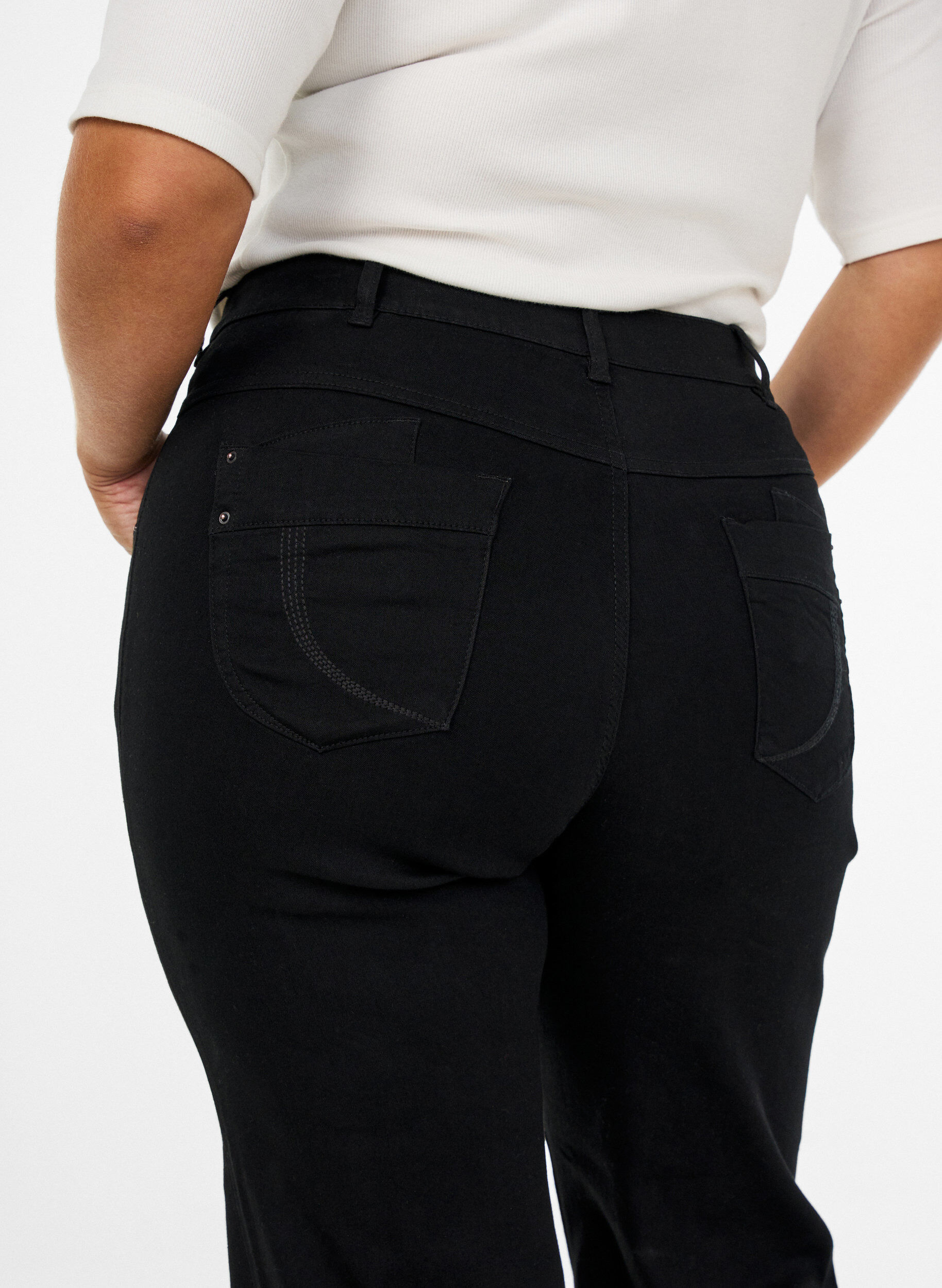 ZizziJean Gemma coupe classique &agrave; taille haute, Noir, Model image number 2