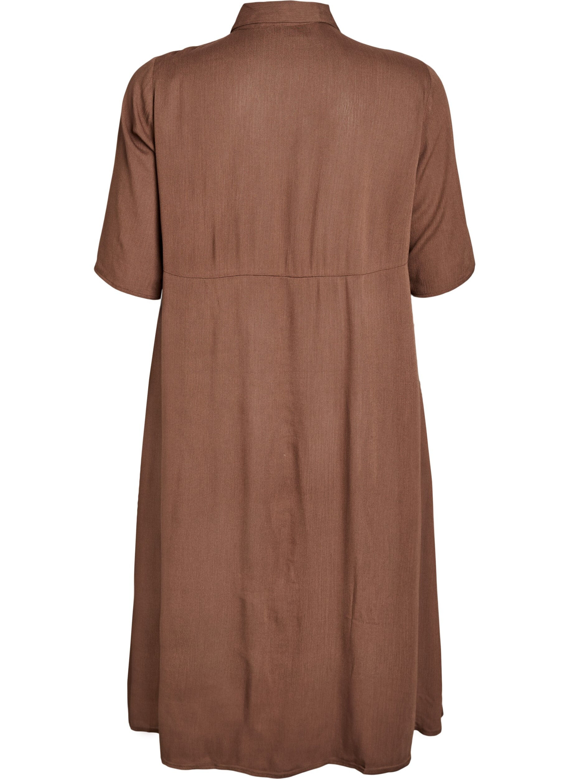 ZizziRobe chemise mi-longue &agrave; manches courtes, Vert fonc&eacute;, Packshot image number 1