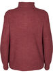 Pull en tricot avec col haut et fermeture &eacute;clair, Bordeaux, Packshot image number 1