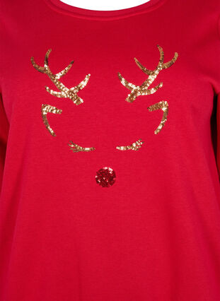 Sweat-shirt de Noël, Tango Red Deer, Packshot image number 2
