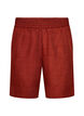 Korte broek met zakken en hoge taille, Rood, Packshot image number 0