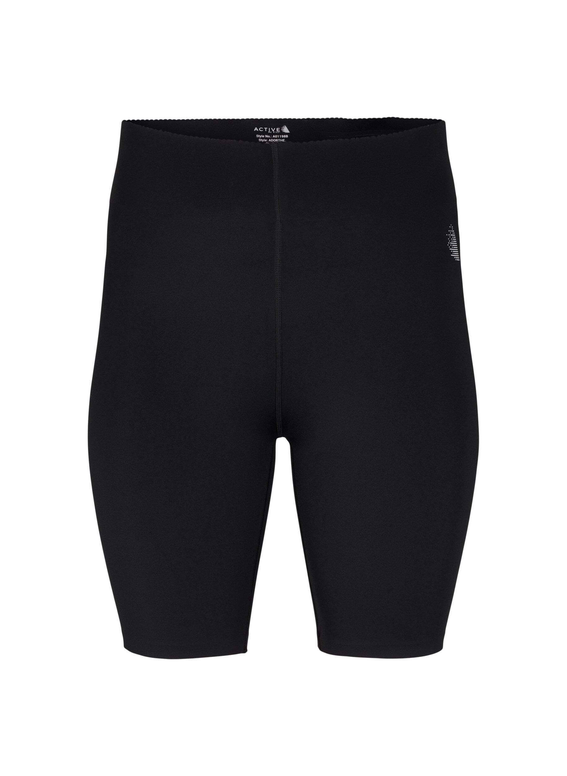 ZizziNauwsluitende training shorts met zak, Black, Packshot image number 0