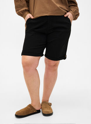 Short chino à poches, Black, Model image number 2