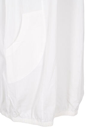 Robe en coton à manches courtes, Bright White, Packshot image number 3