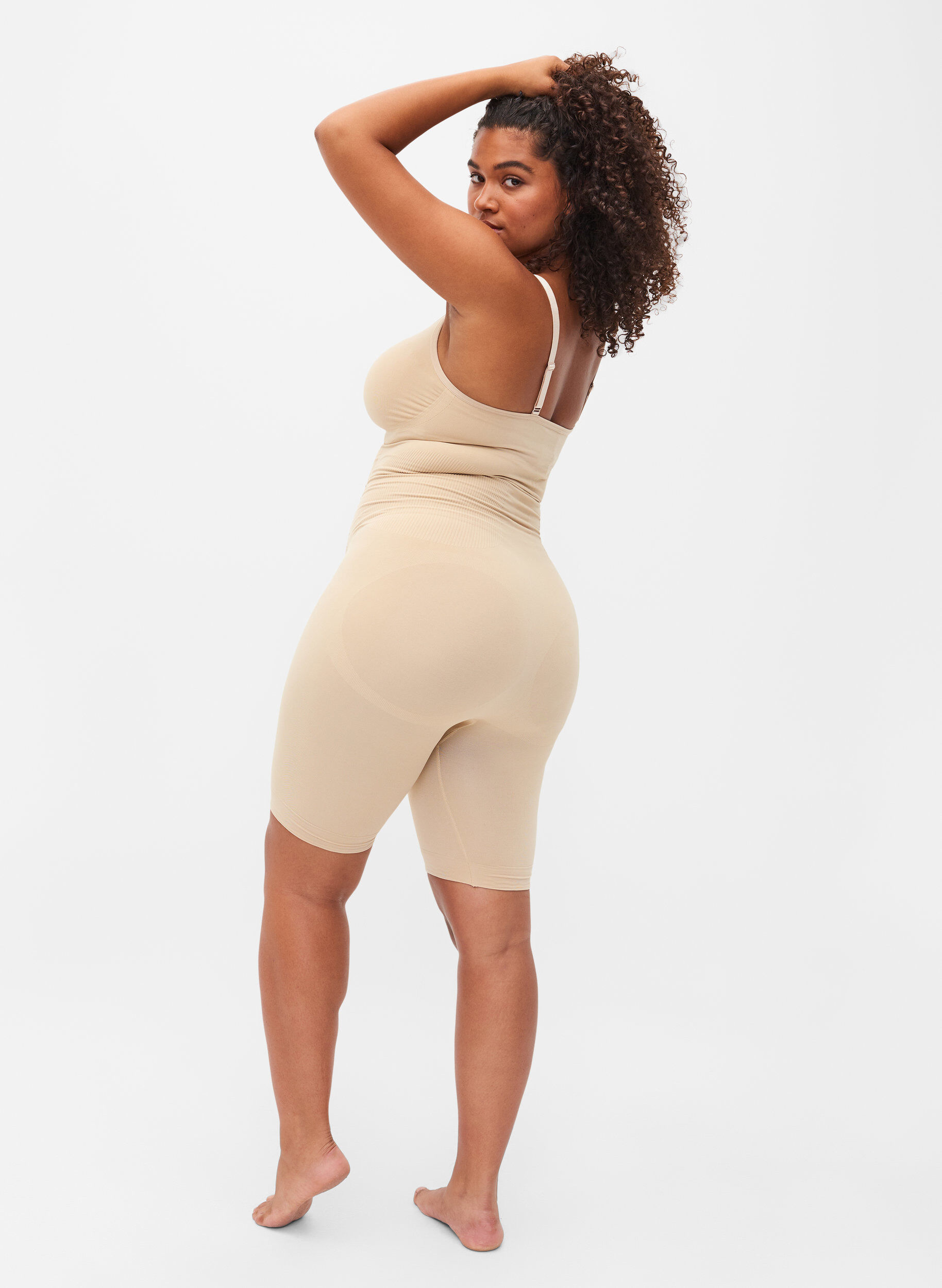 ZizziShapewear bodysuit, Beige, Model image number 2