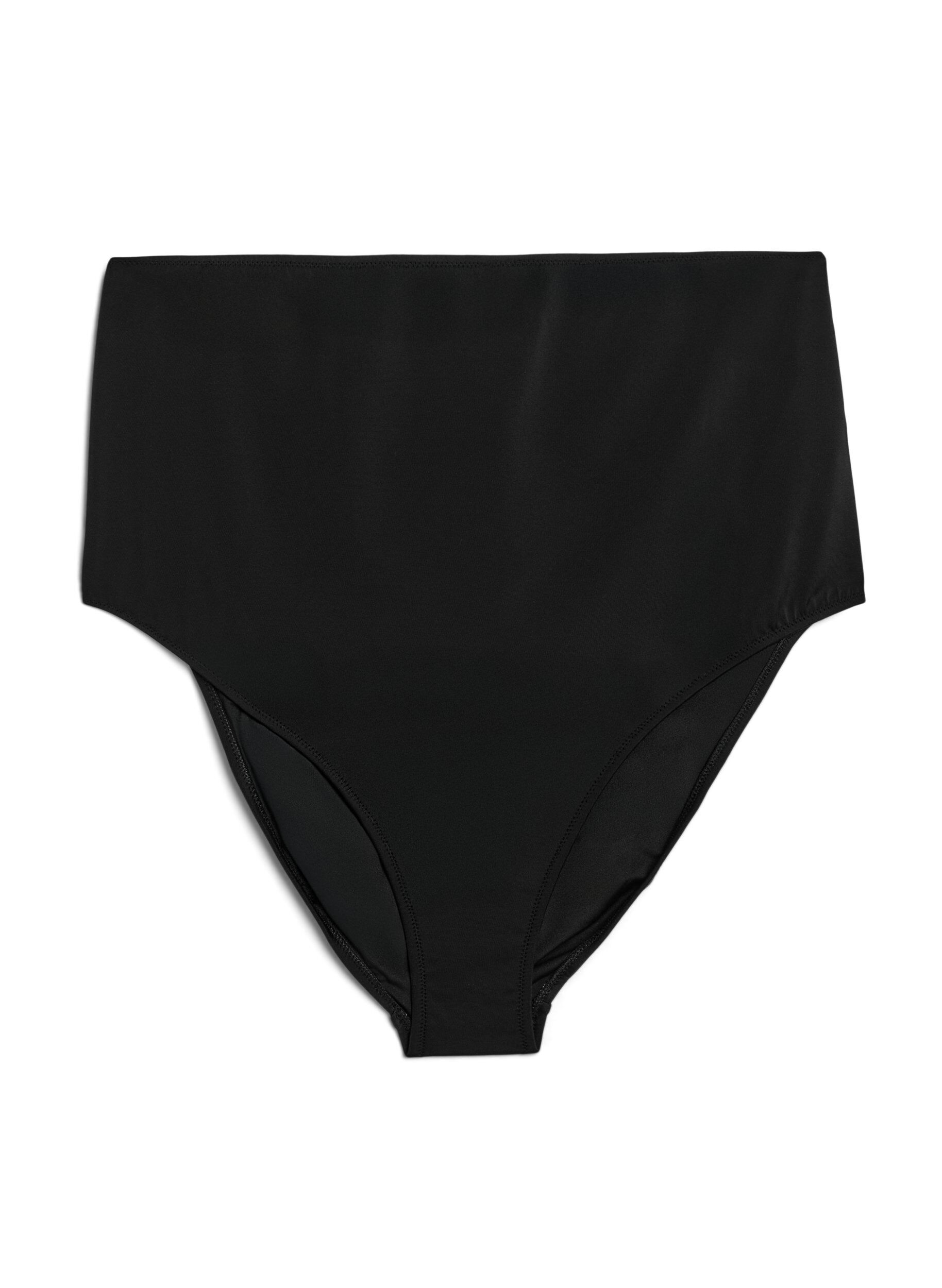 Zizzi Culotte bikini taille haute, Noir, Packshot image number 0