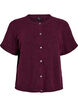 Gebreide kleding vest met korte mouwen, Donker Bordeaux, Packshot image number 0