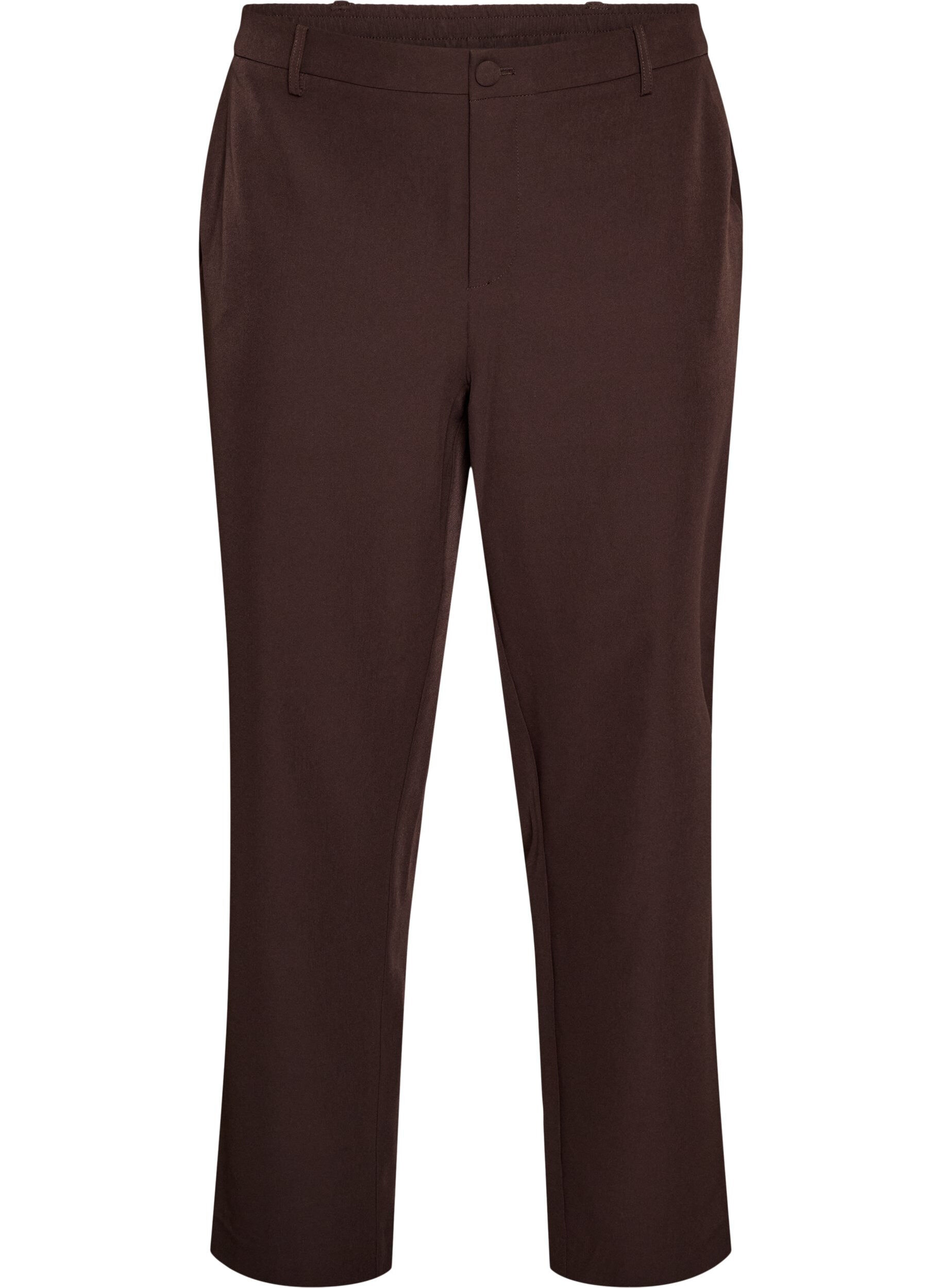 Broek met zakken en rechte pijpen