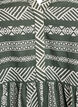 Jurk met grafische print en 3/4 mouwen, Groen, Packshot image number 2