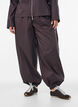 Pantalon ballon avec poches et ceinture &eacute;lastique, Marron, Model image number 2