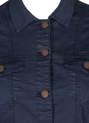 Veste en jean courte et colorée, Navy, Packshot image number 2