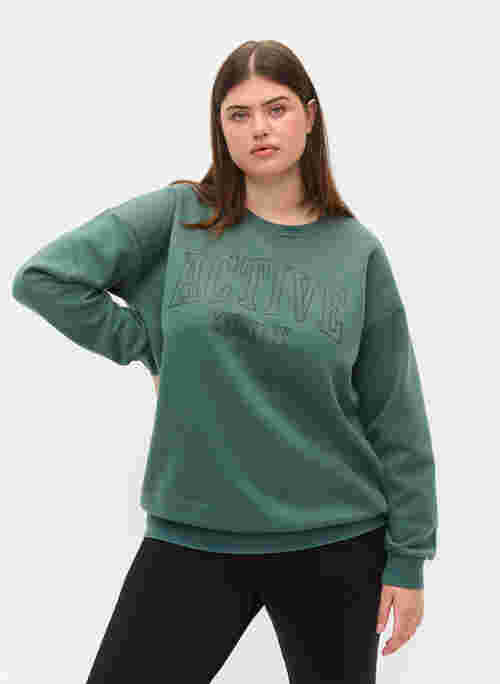 Sweatshirt met sportieve print