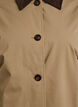 Veste mi-longue avec col en velours c&ocirc;tel&eacute;, Beige, Packshot image number 2
