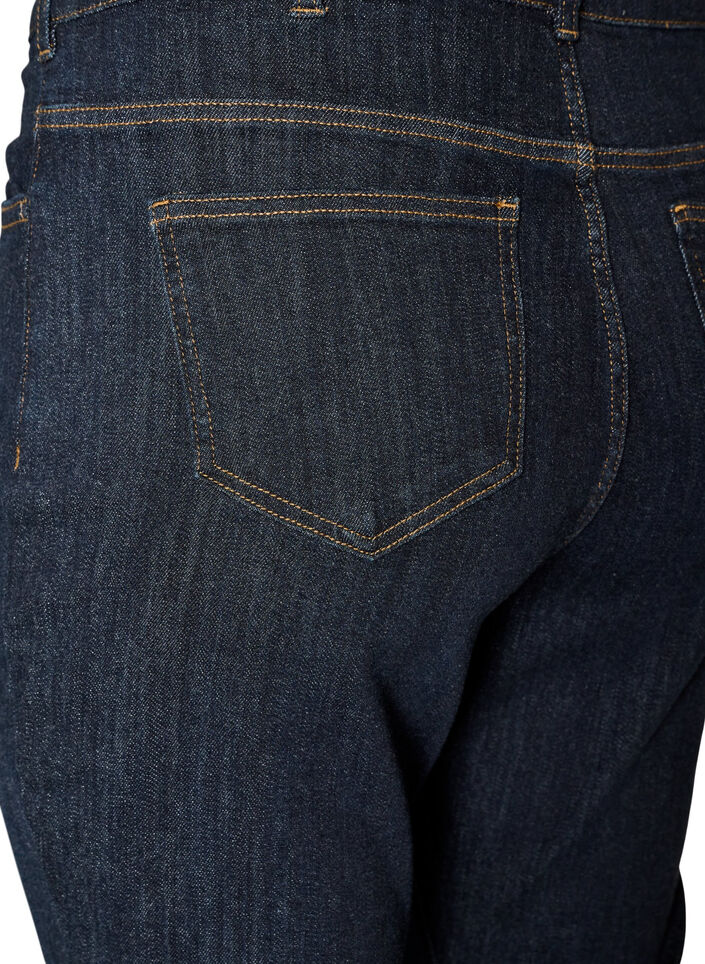 Ellen bootcut jeans met hoge taille, Blauw, Packshot image number 3