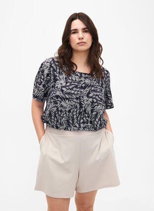 FLASH - Shorts amples avec des poches, Moonbeam, Model image number 0