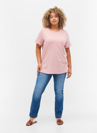 T-shirt en coton basique, Zephyr, Model image number 2