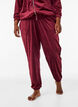 Pantalon ample en velours, Bordeaux, Model image number 3