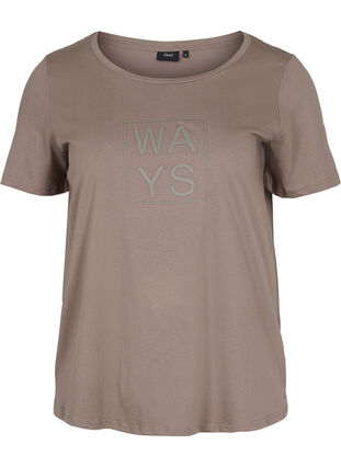 T-shirt en coton à manches courtes avec imprimé, Falcon WAYS, Packshot image number 0