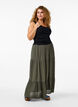 Jupe longue &agrave; taille &eacute;lastiqu&eacute;e, Vert, Model image number 0