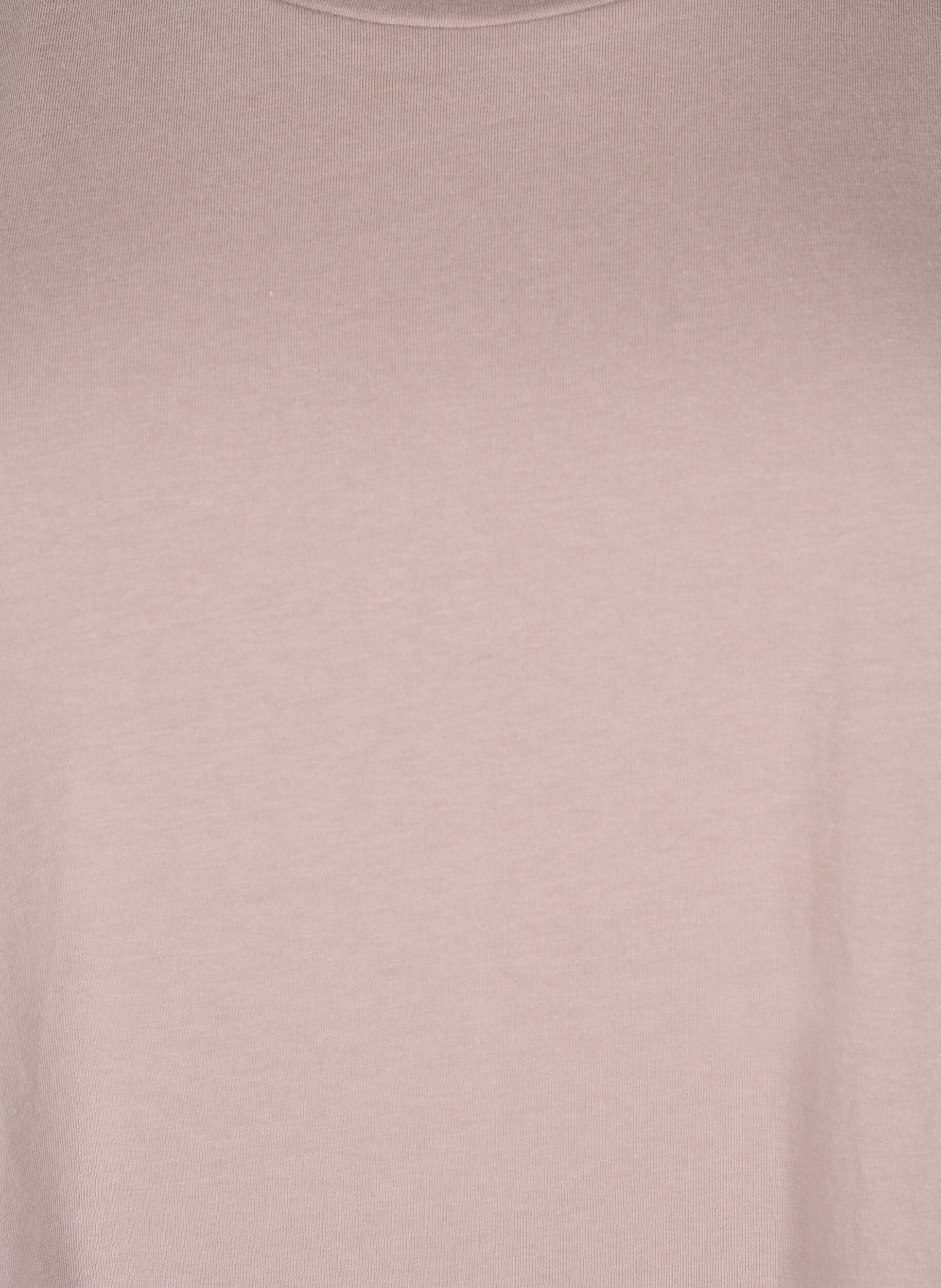 ZizziT-shirt &agrave; manches courtes en m&eacute;lange de coton, Rose poudr&eacute;e, Packshot image number 2
