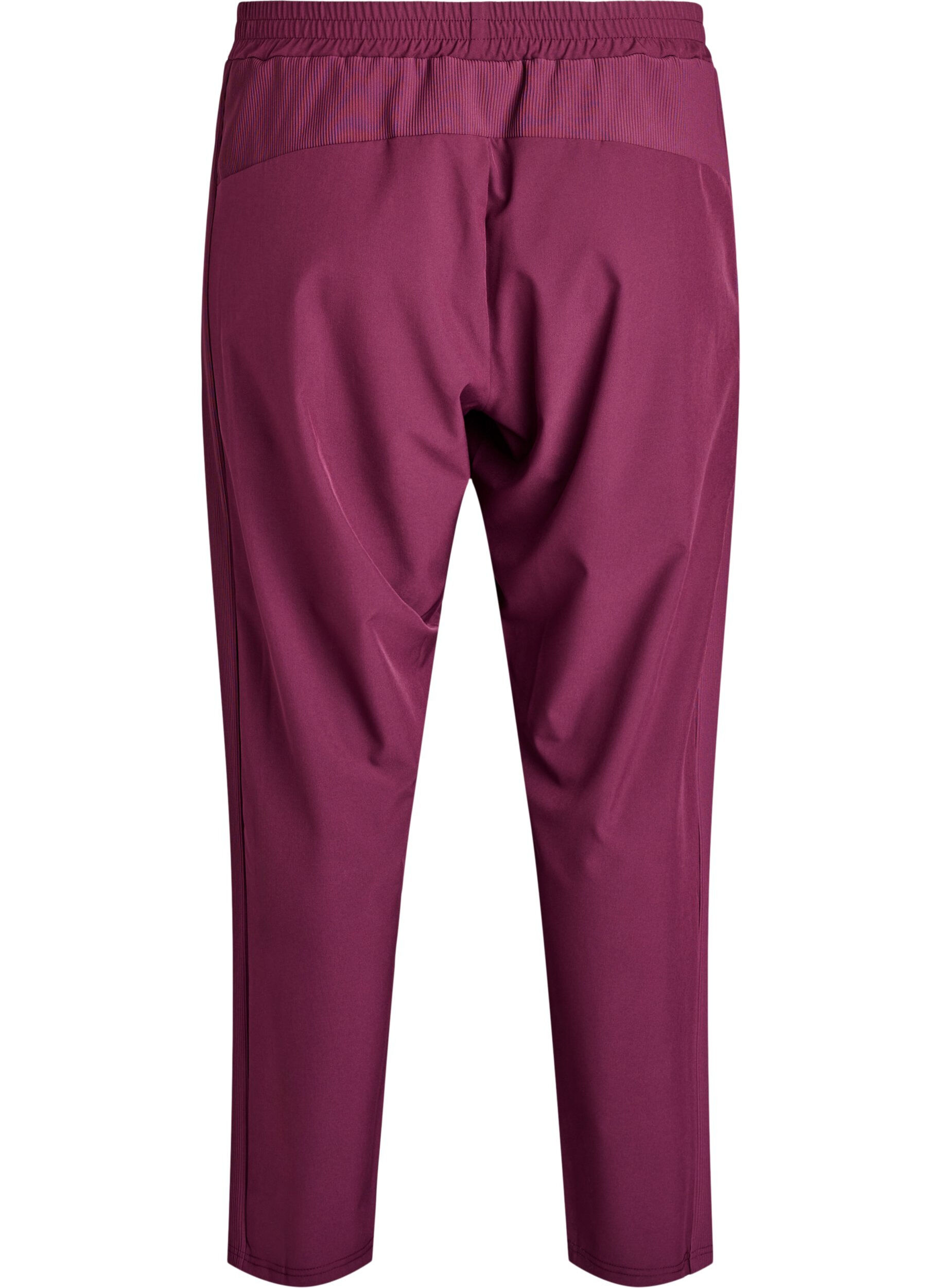 ZizziPantalon d&rsquo;entra&icirc;nement l&eacute;ger dot&eacute; de poches, Bordeaux, Packshot image number 1