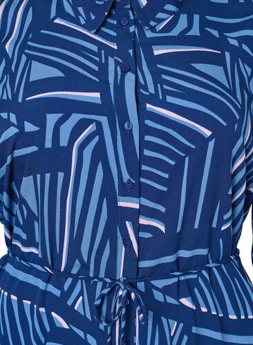 FLASH - Robe chemise à imprimé, Medieval Blue AOP, Packshot image number 2