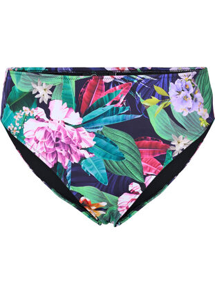 Culotte de bikini à taille haute, Flower Print, Packshot image number 0