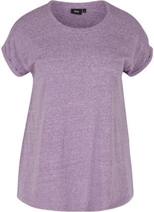 T-shirt chiné en coton, Majesty Mel. , Packshot image number 0